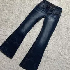 【2603】00s 【Archive】y2k デニム　ジーンズ　フレア　暖色