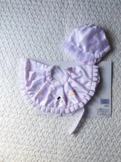 【美品】お宮参り用 ピンク 前掛け 帽子セット