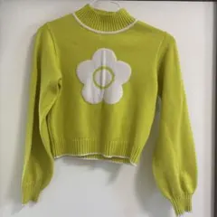 【LILY BROWN×MARY QUANT】 デイジーニットトップス