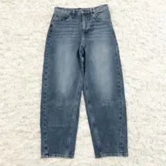 コントワーデコトニエ デニムパンツ M ブルー 上品 シンプル ゆったりのサムネイル