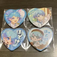 いれいす　-hotoke- ハート缶バッジ　4点セット