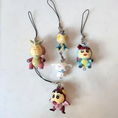 すき家　恐竜クレヨンしんちゃんつながるマスコット　セット