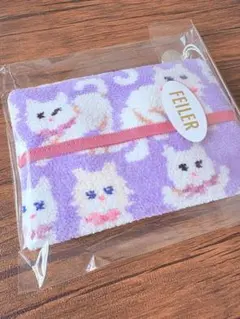【FEILER】モフモフネコチャン　ティッシュポーチ