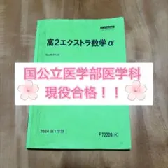 3点セット】特別選抜駿台エクストラ数学α二学期 テキスト➕テスト問題