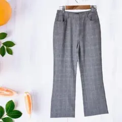 【 Etraine 】レディースパンツ ストレッチ グレー 薄手 ＳーＭのサムネイル