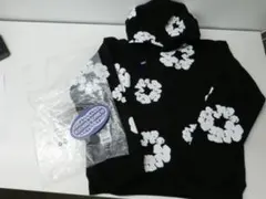 ☆denim tears新品・未使用!!☆ パーカー 黒 Lサイズ