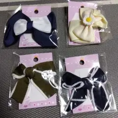 リボンヘアピンセット 4個セット