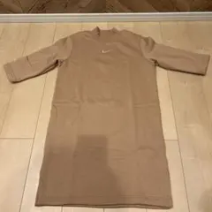 【新品未使用】NIKE スウェット　ロング丈ワンピース Sサイズ ベージュ