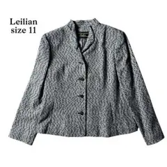 Leilian レリアン ジャケット ウール アンゴラ カシミヤ 混紡
