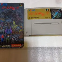 SFCソフト 真・女神転生 説明書付き