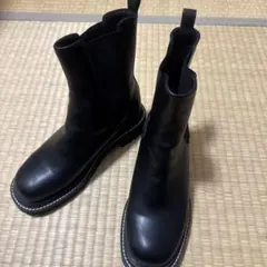 オリエンタルトラフィック　黒　サイドゴアブーツ