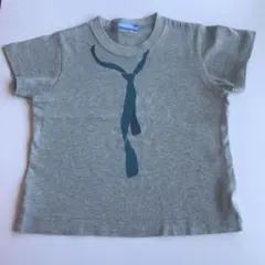 ファミリア　Tシャツ　ファミリアチェック柄付き　110センチ