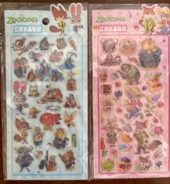 【海外正規品】　ディズニー　ズートピア 立体シール　3Dシール　2枚セット