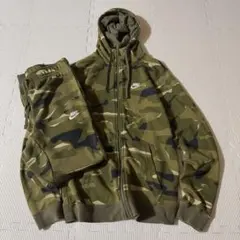2000's NIKE set-up camouflage sweat S