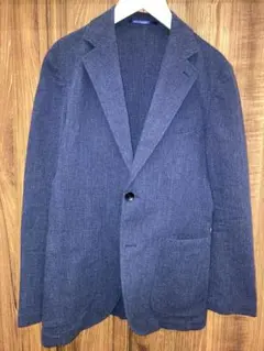 ÉDIFICE ネイビー テーラードジャケット