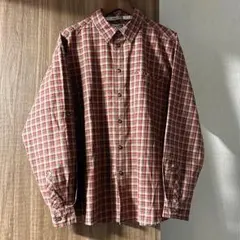 チェックシャツ 古着