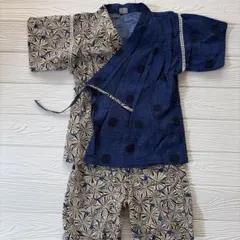 DILASH 甚平 120サイズ綿100%夏祭り　花火