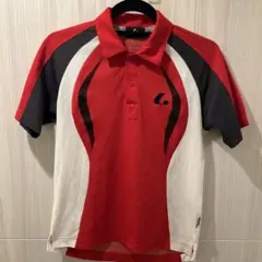 LUCENT S ポロシャツ レッド/ホワイト