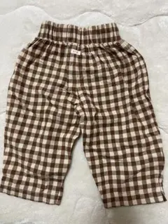organic zoo 1-2y gingham traveler pants