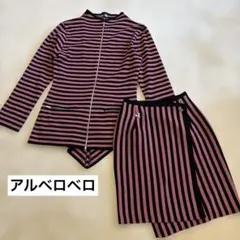 【アルベロベロ】WOO-MI ニットセットアップ　スカート　ピンク　個性的