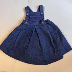 jacadi デニムジャンパースカート
