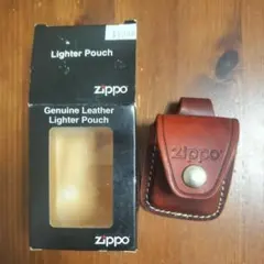 Zippo レザーケース ホルダー レトロ 本革 ブラウン アメリカ製