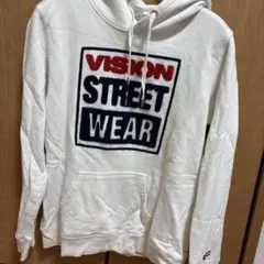 VISION STREET WEAR ホワイトパーカー