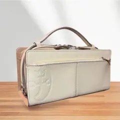 CASTELBAJAC セカンドバッグ　ハンドバッグ　レザー　トリエ　ホワイト