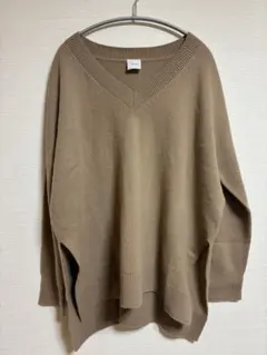 【美品】Spick & Span カシミヤ混 ニット オーバーサイズ ベージュ