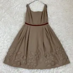 フォクシー⭐︎FOXEY⭐︎Dress Soleil リネンワンピースソレイユ38
