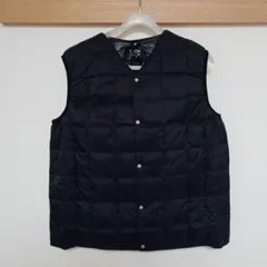 TAION ベーシック Vネックボタン インナーダウンベスト XL