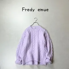 /fredy emue ふわふわ柄編みニットプルオーバー　セーターのサムネイル