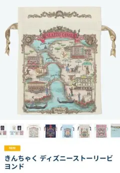 未使用 ディズニー ストーリービヨンド パラッツォカナル 巾着 きんちゃく