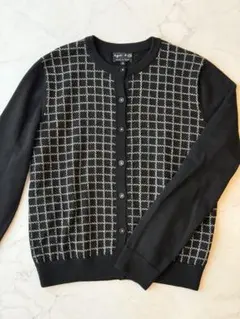 agnès b. チェック柄カーディガン サイズ2