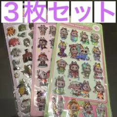 ラブブ LABUBU シール　イタリアンブレインロット　夜光シール