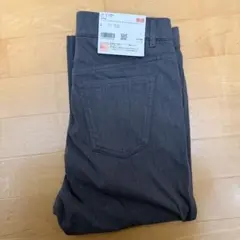 ユニクロ ヒートテックウルトラストレッチハイライズレギンスパンツ グレー L