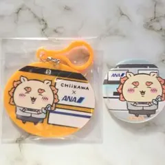 치이카와 ANA コラボ アクリルキーホルダー 캔 배지 시사