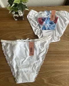 aimierfeel ホワイト レース ショーツ 2枚セット Mサイズ　新品