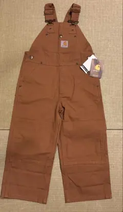 新品！！　carhartt キッズオーバーオール　ブラウン CARHARTT KIDS BIB OVERALL TODDLER SIZE 2T～4T