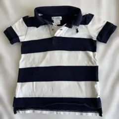 Ralph Lauren ポロシャツ 18M ネイビー/ホワイト