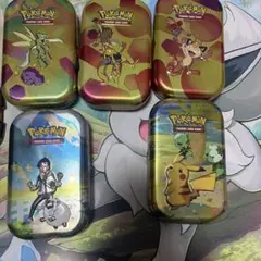 【海外限定】ポケモンカード　5個セット　ダメカンケース