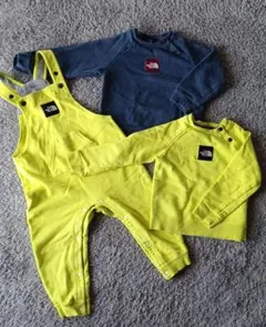 The North Faceロンパースとトップス2枚の3点セット