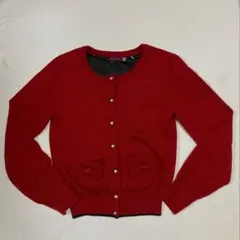 ハローキティ カーディガン　赤　M サイズ