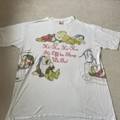 90s Disney ディズニー 白雪姫 USA製 ビッグT 7人のこびと - メルカリ