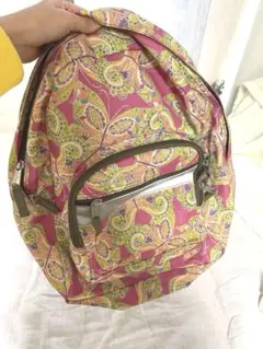 L.L.Bean ピンク柄 リュック　kids キッズ　レディース