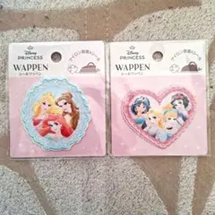 新品)ディズニープリンセス まとめ ワッペン 入園 女の子 幼稚園 キッズ
