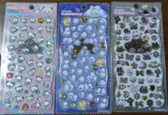 ジュエル プチドロップシール3点 もちもちぱんだ シマエナガ くらいろドロップ