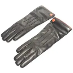 COACH コーチ レザー手袋 ブラウン 6 1/2