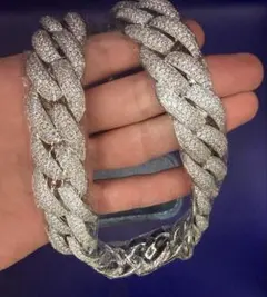miami cuban chain ジルコニア 22inch 55cm 273g - メルカリ