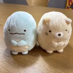 すみっコぐらし　ねこ　トカゲ　ぬいぐるみ
